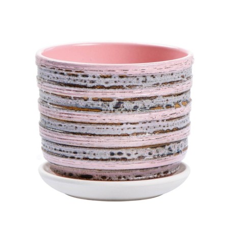 Flower pot "cuckoo" pink, 0.75 liters-3