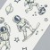 Tattoo on the body phosphorus "Space Adventures" 12x7.5 cm