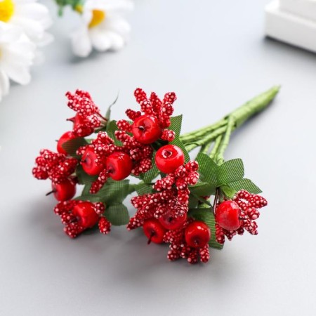 Decor for creativity "Apple" mix 11 cm (1 set = 1 bouquet) in a bouquet of 12 colors-3