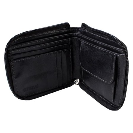 Male purse, lightning department, black color-1