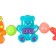 Stretching to a stroller/crib "Bear and Friends", 4 toys, color mix, crush me