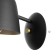 Bras "Firs" E27 40W black and gold 15x28x22 cm