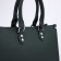 Bag Female Tout with zipper, green color