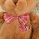 Soft toy "Bear", with a bow, 45 cm, brown color