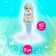 Fairytale doll "Beautiful Mermaid", Blue Color