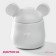 Sugar bowl ceramic shares "Mishka Otto", 400 ml, 11 × 12 × 12.5 cm, white color