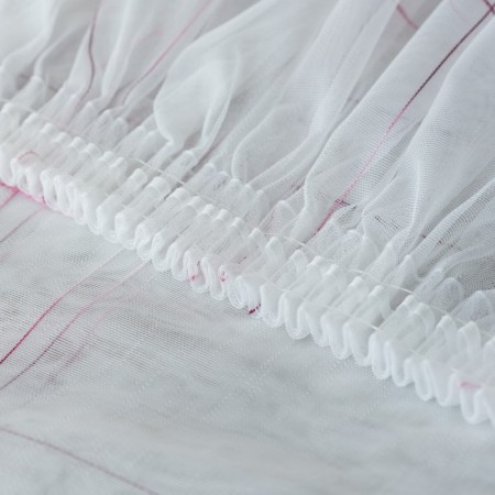 Tulle "Ruby", size 400x280 cm, pink color-3