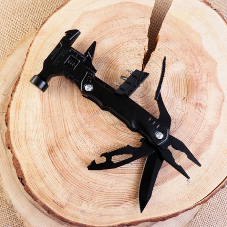 Multitul 13V1 with pliers and a divorce key, black-7