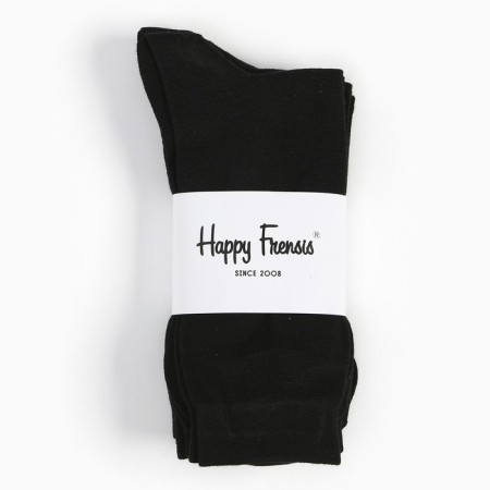 A set of men's socks (3 pairs), black color, size 27-29-4