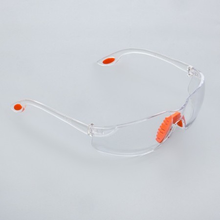 Open -type protective glasses transparent-1