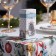 LED figure "White Lantern with cats" 5 × 12 × 5 cm, plastic, batteries AG13x3, glow warm white