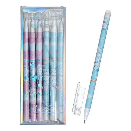 Gel handle Erased ink, blue rod, 0.5 mm, hull bunny mix