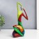 Souvenir Polystone "Girl - Pose, Bright Patterns" 27x13 cm