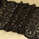 Lace elastic fabric, 240 mm × 2.7 ± 0.5 m, black color