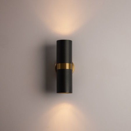 Decorative backlight by Arte Lamp RAN A3143AP-2BK, GU10, 2x50 W, 6x9x18 cm, black-1