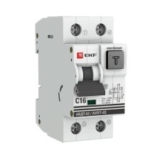 Automatic circuit breaker EKF DA63-16-30E 2P, 16A, 6ka