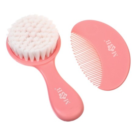 Set of children's combs, 2 pcs., Pink color-3