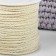 Weaving cord, cotton, d = 3 mm, 50 ± 1 m, without core, white color