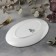 Oval porcelain oval porcelain olivia, 25.5 × 17 cm, white color