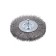 The flat brush for the drill is kwb, d = 100 mm, hard, wire thickness 0.3 mm