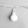 Garland “thread” 5 m with nozzles “White Balls”, IP20, transparent thread, 30 LED, glow warm white, 8 modes, 220 V