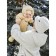 Snowy Travel transformer overalls, height 68 cm, milk color