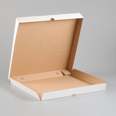 Pizza box, white, 33 x 33 x 4 cm-2