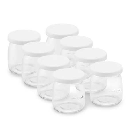 Yogurtnitsa KitFort KT-6098, 20 W, 180 ml, 8 containers, glass, silver-pink-3