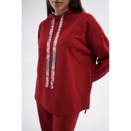 Feminine Hoods Prima Linea, size 56, burgundy color-4