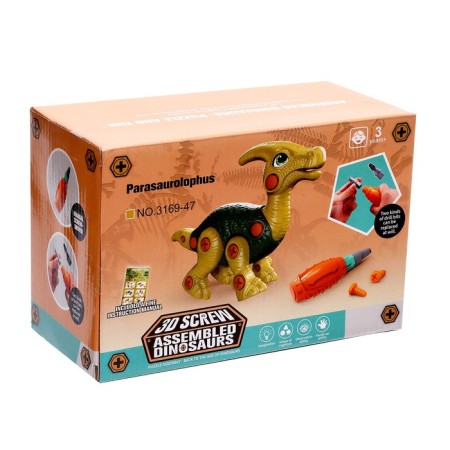 The designer of the screw "parasaurolof", with a screwdriver, 28 elements-5