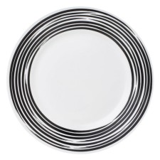 Dining plate Brushed Black, D = 27 cm