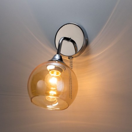 Sconces Citilux "til" CL138315, 12x27 cm, 1x60W, e27, brown color-10