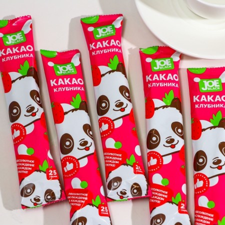 Soluble drink Joe Black "Cocoa Strawberries", 25 g-2