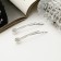 Invisibility for hair "Capella" (set 2 pcs) circle, 5.5 cm, silver