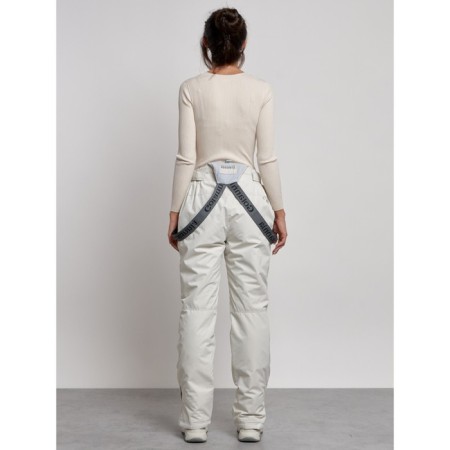Semi -combinezone female ski insulated, size 46, white color-7