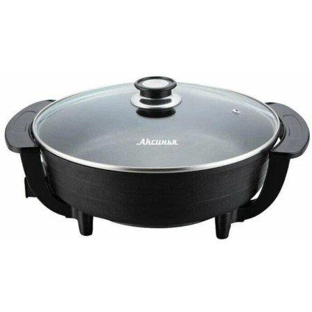 Electric pan "Aksinya" KS-011, 1500 W, 30x30 cm, depth 7 cm, black