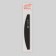 File - emery, abrasiveness 100/180, 18 cm, black color