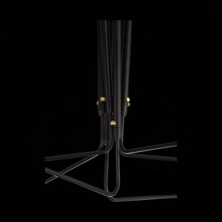 Ceiling Ceiling ST LUCE. SL305.402.06. SPRUZZO. 6x60 watts, E27, 180x180x54 cm, black color-15