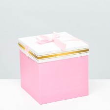 Self -charged pink box 15x15x15 cm