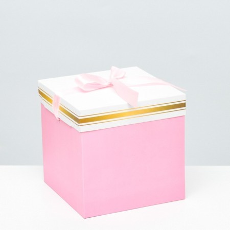 Self -charged pink box 15x15x15 cm