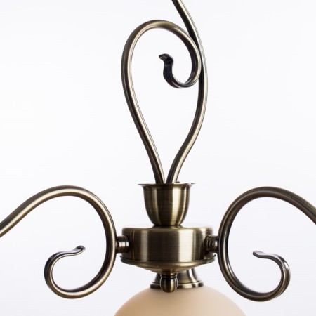Chandelier A6905LM-3AB Safari 3x60W E27, 57x57x42 cm-2