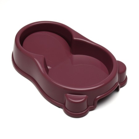Auto feeder 1.5 l, 27 x 18 x 25 cm, burgundy-7