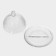 Venice glass dish with a lid, d = 14 cm, h = 10 cm