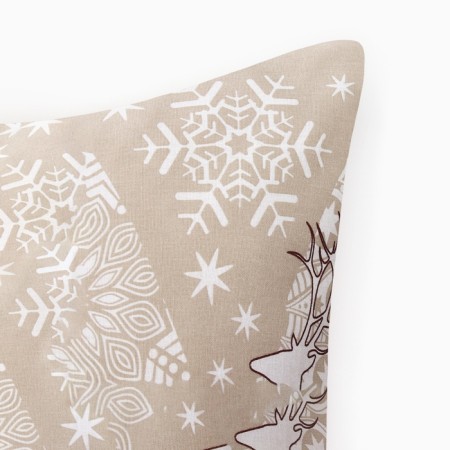 New Year. Pillowcase Ethel 70*70 "Deer", 100%cotton, calico, 125 g/m2-1