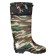 Male boots S-26RM, PVC, camouflage, size 44