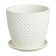 Flower Pot "Fine" white bud No. 3, 2.15l
