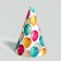 Paper cap “Happy birthday. Balls ”, in the set 6 pcs.
