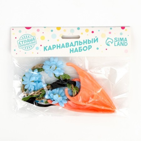Карнавальный набор «Эльфийка», венок, уши-4