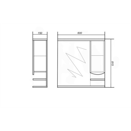 Luke cabinet 60 15 cm x 60 cm x 70 cm-1
