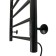 The electric heated towel -sprayer "Sanprise" Aurora P8, 500x800 mm, universal, black